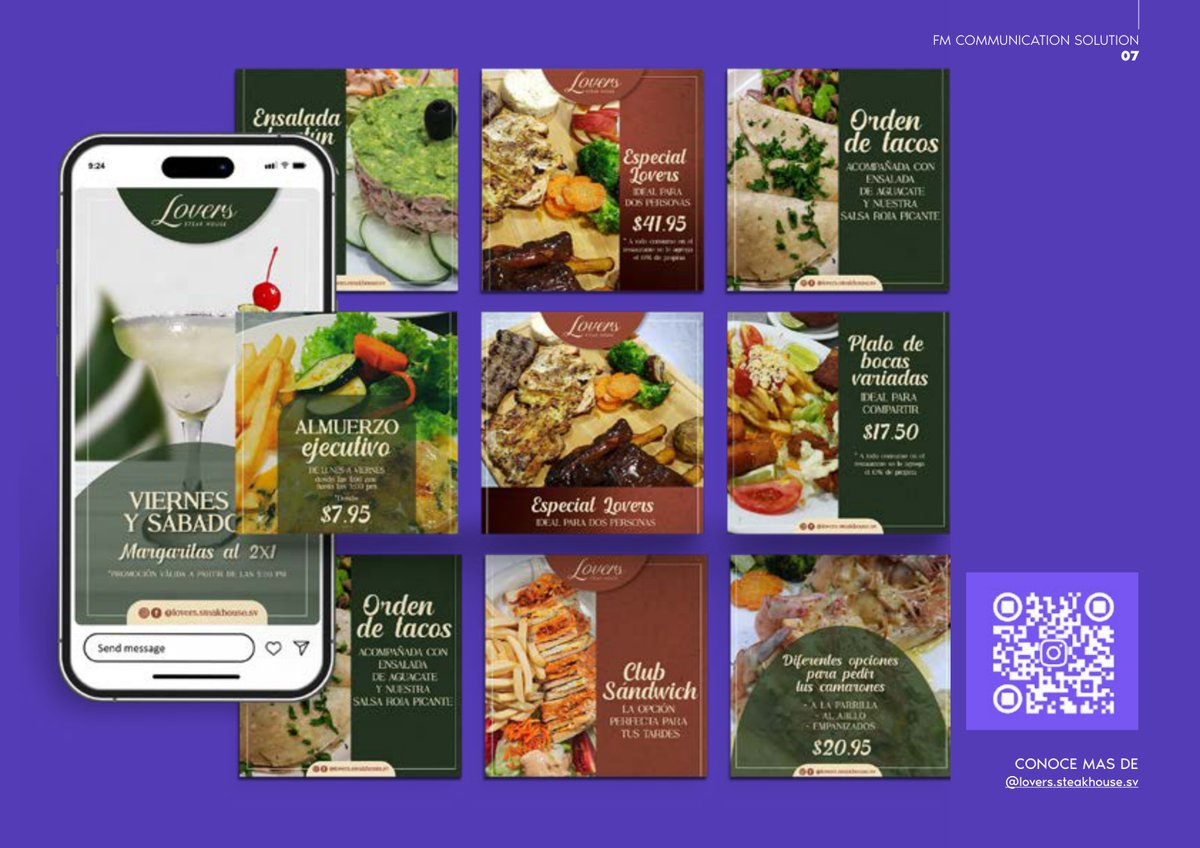 Lovers Steak House — diseño derecha